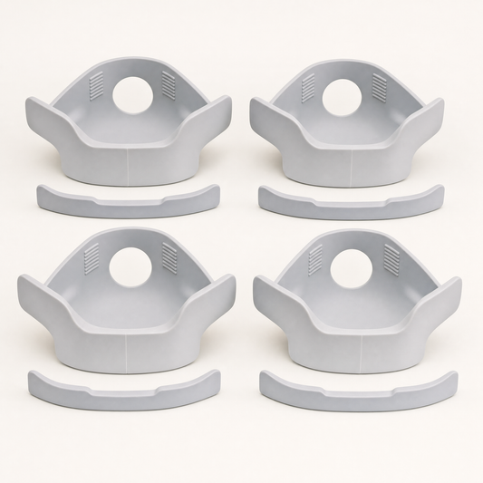 Four-piece bed sheet fastener set