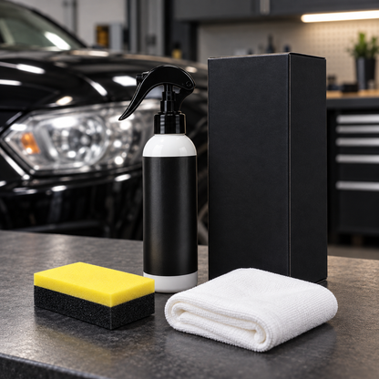 QIFOR automotive headlight care product in car-care context