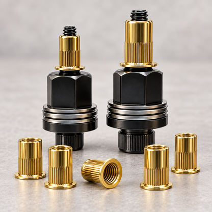 Rivet nut tool accessory kit detail