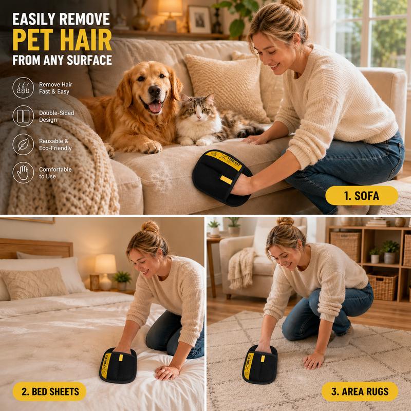pet hair remover glove — product image 4